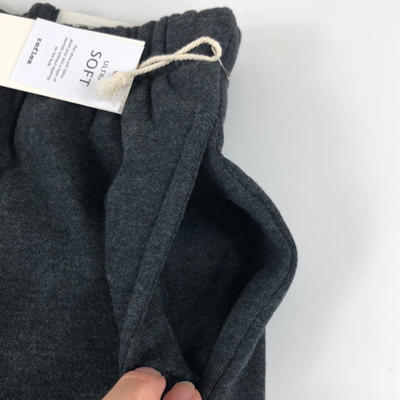 2/$30 NWT Reflex Shorts Size Medium Bermuda Thick Sweat Short Dark Charcoal Gray - Picture 8 of 16